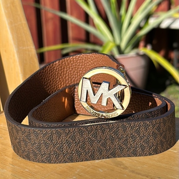 Michael Kors women Belt Brown/Gold
